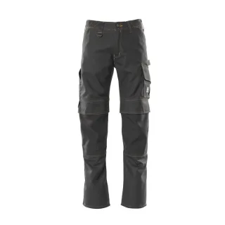 MASCOT Calvos Hose mit Knietaschen YOUNG Schwarz 52 - 11279-010-09-82C52