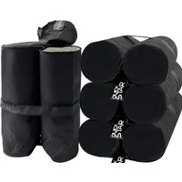 Quick Star Faltpavillon Pavillon Fuss Gewichte 4er Set 26x13x46cm, Maße: 26x13x46cm
