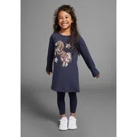KIDSWORLD Langarmshirt PFERD Langarm, ausgestellter Schnitt, bedruckt, Rundhalsausschnitt