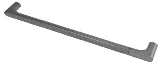 Keuco Badetuchhalter Edition 400 11501, Schwarzchrom gebürstet, 600 mm, 11501130600 11501130600