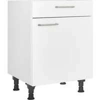 nobilia® Unterschrank "Laser", Ausrichtung wählbar, vormontiert, in den Breiten 30, 45 und 60 cm Breite, mit höhenverstellbaren Sockelfüßen, vormontiert