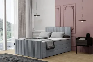 Boxspringbett Schlafzimmerbett MONTY DELUX 160x200cm inkl.Bettkasten