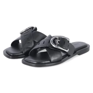 Copenhagen Shoes Pantoletten VIBES X ME  Schwarz - Gr. 36 -  Echt Leder
