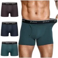 Gladbecke Boxershorts Herren Unterhosen Männer Unterwäsche Baumwolle (3er-Pack) Elastischer Komfortbund und tagloses Design, Formstabil