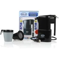 alca Reise-Wasserkocher Reisewasserkocher Zigarettenanzünder 24V LKW Wohnmobil Bus Auto, 0.4 l, 200 W