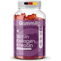 Gummily® Biotin Gummibärchen - LABORGEPRÜFT für Harre, Haut & Nägel Gummibärchen, 60 er 180 g