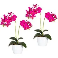 Kunstpflanze Phalaenopsis Orchidee, Creativ green, Höhe 50 cm