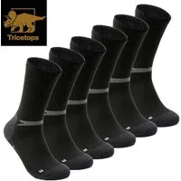 Tricetops Wandersocken TS01M Wandersocken Herren Arbeitssocken 3 / 6 Paar Trekking-Socken (6-Paar)