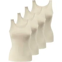 Yenita® Unterhemd Tank Top (4-St) in angenehmer Microfaserqualität