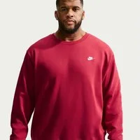 Nike Sportswear Sweatshirt M NK CLUB BB CREW kurzärmelige Ausführung, mit Rundhalsausschnitt, aus Jersey-Material