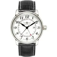 ZEPPELIN Quarzuhr LZ 127 Graf Zeppelin 7642-1, Armbanduhr, Herrenuhr, Made in Germany, Lederarmband