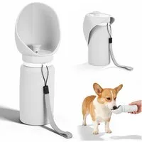 BlingBin Reisenapf 550ml Tragbare Haustier Trinkflasche, Faltbare Hund Wasserflasche, Silikon, Auslaufsicher Trinknapf für Hunde Ideal für Reisen & Spaziergänge