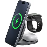 ZIKE Z855 3-in-1 faltbares magnetisches kabelloses Ladegerät Wireless Charger (Geeignet für alle iPhone-Modelle mit MagSafe)