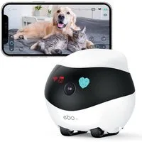 Enabot Überwachungskamera EBO SE Familien‑Überwachungsroboter kabellos 2‑Wege Audio & HD‑Kamera (Innenbereich, leiser Motor, mobile Kamera, selbstaufladend, 2-Wege-Kommunikation)