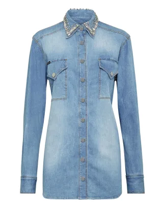 Denim-Hemd