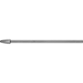 PFERD TOOLS Hartmetall Frässtift Rundbogen RBF Z3P universal mittel kreuzverzahnt Stahllangschaft - 21117727