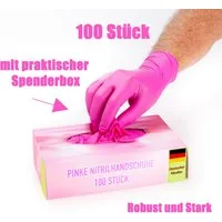 Kemes Einweghandschuhe Nitrilhandschuhe 100 Stück Gummihandschuhe Lebensmittelgeeignet Latexfrei