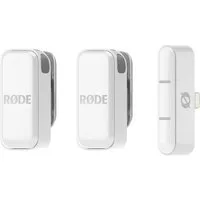 RØDE Rode Wireless Micro Drahtloses Mikrofon-System Lightning Weiss Digitales Aufnahmegerät (Drahtlos-Mikrofonsystem für IOS mit Lightning)