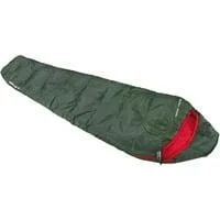 Mumienschlafsack Black Arrow ECO dunkelgrün/rot