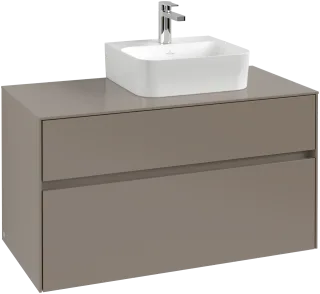 Villeroy & Boch Waschtischunterschrank Collaro C09600 1000x548x500mm 2 Ausz. Waschtisch re Marine Bl C09600VQ