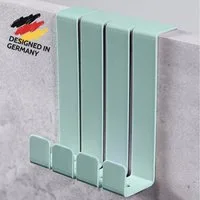 DEKAZIA Türhaken Kinderzimmer bunt Türgarderobe Kinder Einhängehaken Kleiderhaken, Kinderzimmer, Garderobe, Badezimmer, Bad, Flur, Türen, Schubladen, (Tür Haken zum Einhängen Garderobenhaken, Türhänger Türaufhänger), Türhaken zum Einhängen Kinderzimm