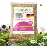 halmland Rasensamen halmland Premium Rasensamen Sport & Spiel 2,5kg 100m² schnellkeimend