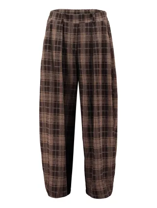 Zabaione - Trouser Lo44laa coffee - Gr. - L