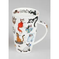formano Tasse Dunoon Henley, Porzellan, Höhe: 15cm, Farbe: Mehrfarbig, Motiv: Katzen