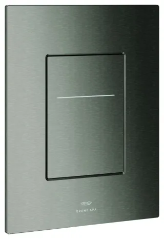 GROHE WC-Betätigung Arina 104644 eckig Silk Motion hard graphite gebürstet, 104644AL00 104644AL00