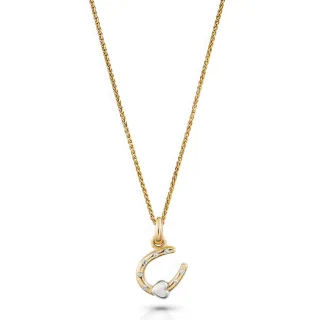 Orphelia 'Aurora' Damenkette mit Anhänger aus 925er Sterlingsilber – Silber/Gold ZH-7525/G