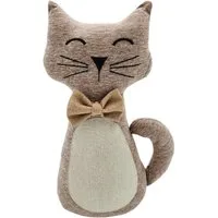 Meinposten Türstopper Türhalter Katze Molly Sandfüllung Stofftier Deko Katze 30 cm (1 St), 1 Kg Boden-Türstopper