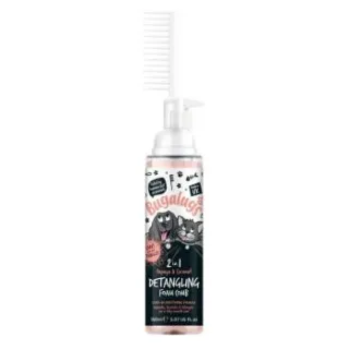 Bugalugs Fellentwirrungsschaum mit Kamm Papaya & Kokosnuss 150 ml