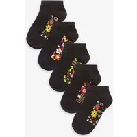 Next Kurzsocken Sneakersocken mit Baumwolle und Fußbett, 5er-Pack (5-Paar)
