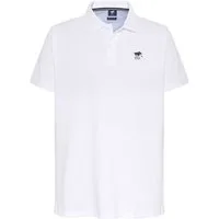 Polo Sylt Poloshirt im puristischen Design mit Label-Stitching