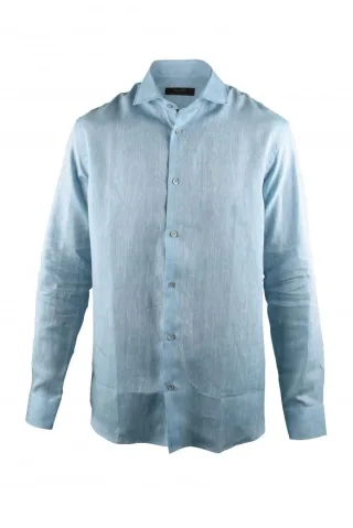 MooRER Hemd Blau