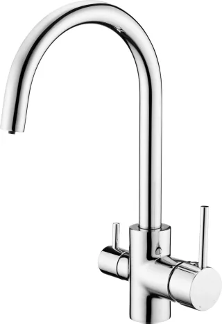 Neuesbad Spültischarmatur mit U-Auslauf, mit Wasserfilter-Anschluss, Chrom NB1DEBCH064M1