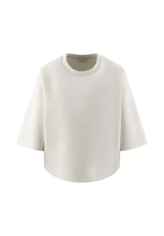 FYNCH-HATTON - SWEATSHIRT 1/2 BOXY CLEAN milk - Gr. - XS