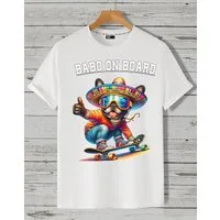 RMK T-Shirt Herren kurzarm Shirt Basic Rundhals Ausschnitt Skater aus Baumwolle