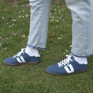 Vegetarian Shoes Cheatah navy 45