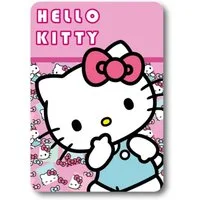 Wohndecke Hello Kitty Fleecedecke Kuscheldecke 100x140 Kinder Decke weich warm, Textiel Trade B.V.
