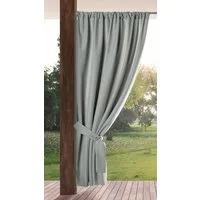 Eurofirany Outdoorvorhang GARDEN, wasserdichter Terrassenvorhang (1 St), Stangendurchzug, Lichtschutz, Polyester, für Pavillon, Pergola & Balkon, wetterfest, UV-Schutz
