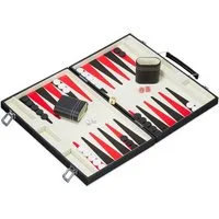 relaxdays Spielesammlung Backgammon Koffer
