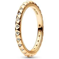 Pandora Fingerring DamenPyramiden Goldfarben