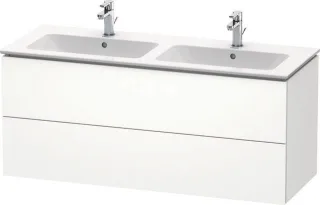 Duravit L-Cube Waschtischunterbau wandhängend Weiß Supermatt 1290x481x550 mm - LC625808484 LC625808484