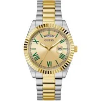 Guess Quarzuhr CONNOISSEUR GW0265G14, Armbanduhr, Herrenuhr, Datum, Wochentag, Edelstahlarmband
