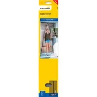 SCHELLENBERG Insektenschutz-Vorhang Magnetvorhang für Balkontür und Terrassentür, (Set, 1-St), Fliegengitter ohne bohren, 90 x 210 cm oder 120 x 240 cm, anthrazit