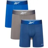 Reebok Boxershorts Waite (3er Pack) ohne Eingriff und mit längerem Bein