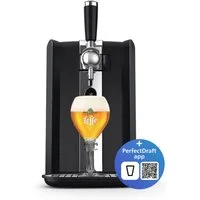 Philips Bierzapfanlage Perfect Draft 7000 Series HD3770/90, mit Temperatureinstellungen von 0-12°C und LED-Display, Schwarz