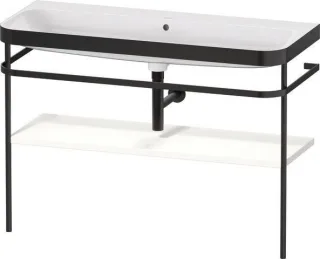 Duravit Happy D.2 Plus c-bonded Set mit Metallkonsole Weiß Supermatt 1175x490x850 mm - HP4739N848400 HP4739N84840000