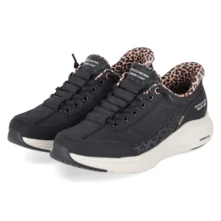 Skechers Slip-ins Sneaker LEOPARD DREAM CONTOUR FOAM - Gr. 37 - Schwarz - Textil & Synthetik